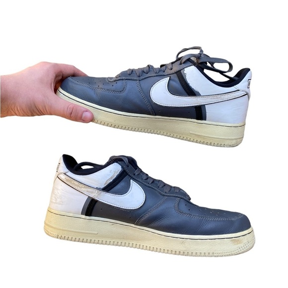 Nike Air Force 1 LV8 2 Dark Gray Charcoal Size 10 - Picture 7 of 15